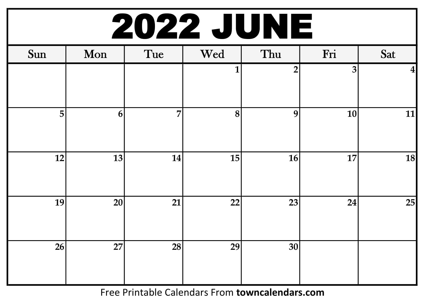 printable june 2022 calendar towncalendars com